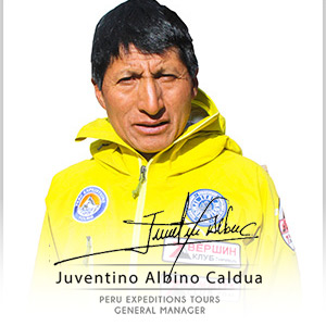 Juventino Martin Albino Caldua: Founder/Lead Peruvian Mountain Guide IVBV - UIAGM - IFMGA